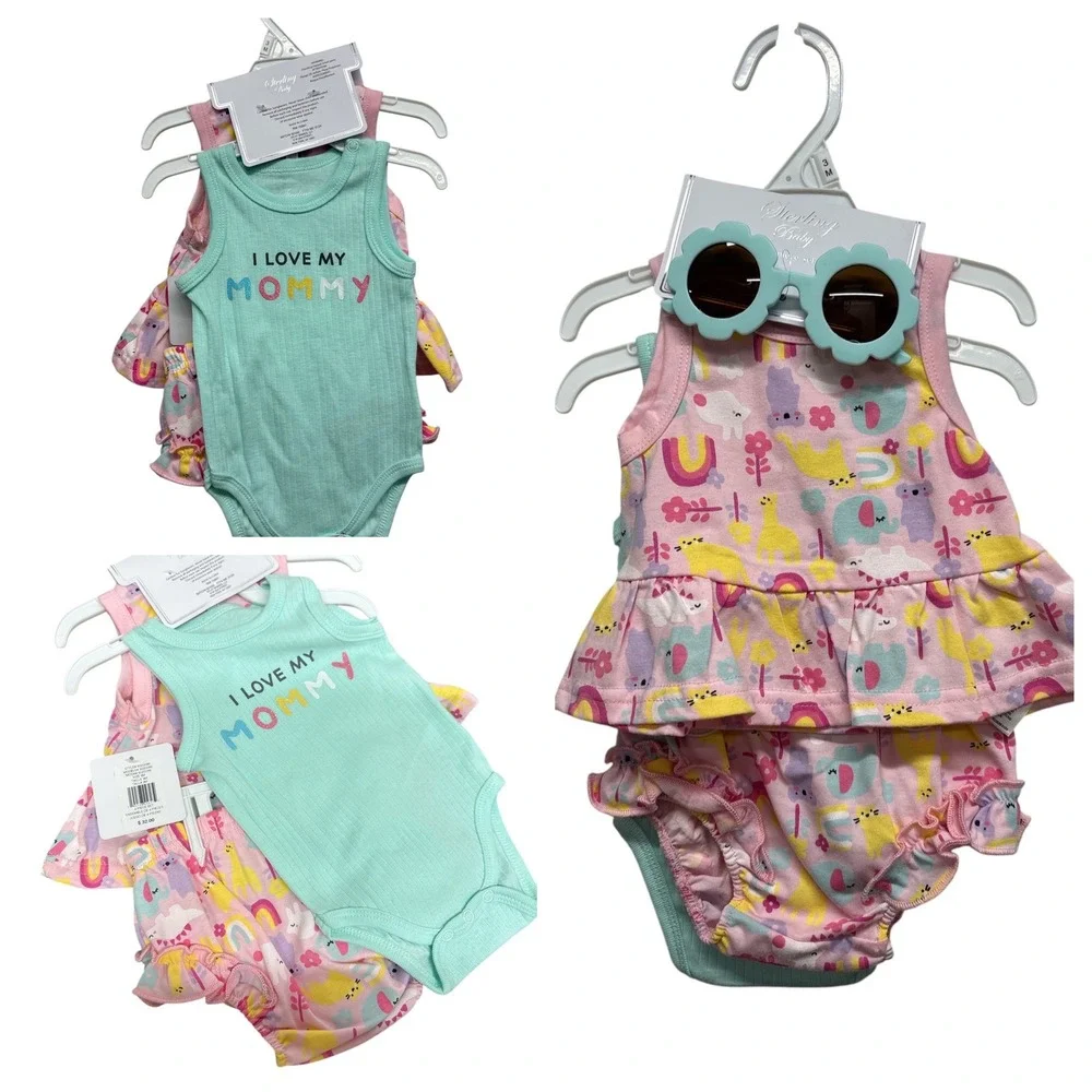 Baby Girls‎ 0-3 Months Spring Summer Outfits New With Tags